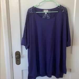 Royal blue tunic
